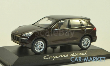 1:43 — Porsche Cayenne (958) E2 II Diesel 2014 mahogany brown metallic, масштабная модель, Minichamps, scale43