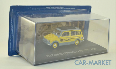 1:43 — Fiat 500 Giardiniera Necchi, масштабная модель, Altaya, scale43