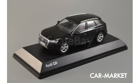 1:43 — Audi Q5 (2016) Myth Black, масштабная модель, iScale, scale43