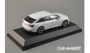 1:43 — Audi A6 Avant 2018 Glacier White, масштабная модель, iScale, scale43