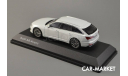 1:43 — Audi A6 Avant 2018 Glacier White, масштабная модель, iScale, scale43