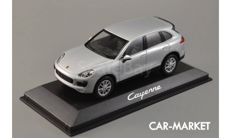 1:43 — Porsche Cayenne (958) Silver, масштабная модель, Minichamps, scale43