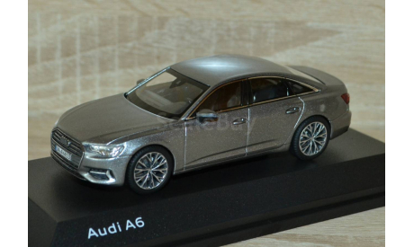 !!! SALE !!! 1:43 Audi A6 C8 Limousine 2018 (Taifun Grey), масштабная модель, iScale, 1/43
