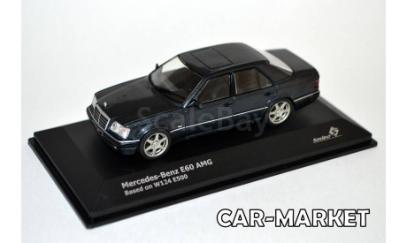 1:43 — Mercedes-Benz AMG (W124) E60 - Black, масштабная модель, Solido, 1/43