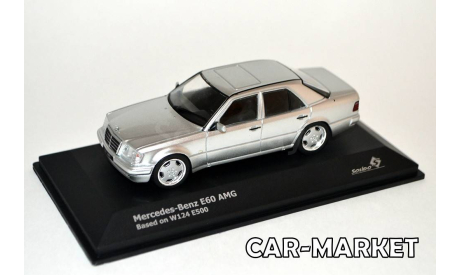 1:43 — Mercedes-Benz AMG (W124) E60 - Silver, масштабная модель, Solido, scale43
