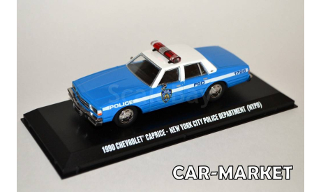 1:43 — Chevrolet Caprice NYPD (New York Police Department) 1990, масштабная модель, Greenlight Collectibles, scale43