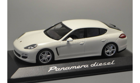 Porsche Panamera Diesel (carrera white), масштабная модель, Minichamps, scale43