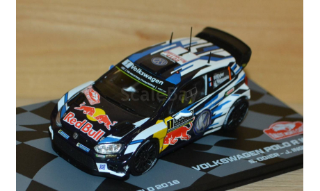 !!! АУКЦИОН С РУБЛЯ !!! — 1:43 — Volkswagen VW Polo R WRC #1 Winner Rallye Monte Carlo 2016 Ogier, Ingrassia, масштабная модель, Altaya, scale43