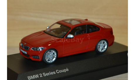 1:43 — BMW 2 Series Coupe (F22) red, масштабная модель, Minichamps, 1/43