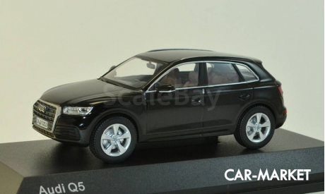 1:43 — Audi Q5 2016 Myth Black, масштабная модель, iScale, scale43