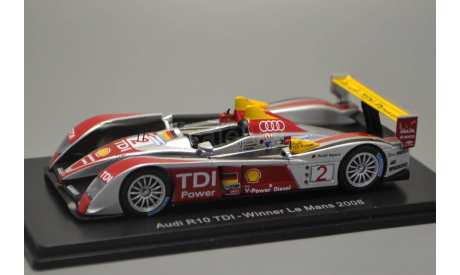 Audi R10 TDI #2 Winner 24h LeMans 2008 Capello, Kristensen, McNish, масштабная модель, Spark, scale43