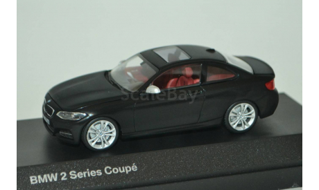 !!! АУКЦИОН С РУБЛЯ !!! — 1:43 — BMW 2 Series Coupe (F22) black, масштабная модель, Minichamps, scale43