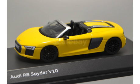 Audi R8 Spyder V10 (vegas yellow), масштабная модель, Herpa, scale43