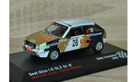 !!! SALE !!! 1:43 Seat Ibiza 1.5 GLX Gr.B No.28, Rally Catalunya Grana/Morales, масштабная модель, Altaya, scale43