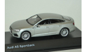 1:43 — Audi A5 Sportback (florett silver), масштабная модель, Spark, scale43