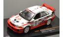 !!! НОВОГОДНИЙ SALE !!! 1:43 — Mitsubishi Lancer Evo 5 No.1, Rally Sanremo Mäkinen/Mannisenmaki 1998, масштабная модель, IXO Rally (серии RAC, RAM), scale43