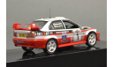 !!! НОВОГОДНИЙ SALE !!! 1:43 — Mitsubishi Lancer Evo 5 No.1, Rally Sanremo Mäkinen/Mannisenmaki 1998, масштабная модель, IXO Rally (серии RAC, RAM), scale43