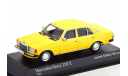 1:43 — Mercedes-Benz 230 E (W123) yellow, масштабная модель, Minichamps, scale43