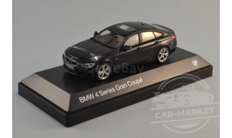 BMW 4 (F36) Gran Coupe black, масштабная модель, Kyosho, 1:43, 1/43