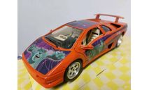 Модель Lamborghini Diablo Monster inc 1:18, редкая масштабная модель, BBurago, scale18