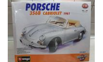 Сборная модель Porsche 356B 1:18, сборная модель автомобиля, BBurago, scale18