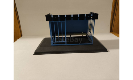 Автобусная остановка, элементы для диорам, Мастер-Капотов + Max-Models, scale43