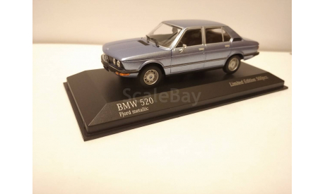 BMW 520 E12 blue Minichamps 1/43, масштабная модель, scale43