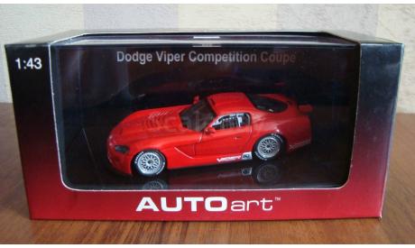 Dodge Viper, масштабная модель, Autoart, scale43