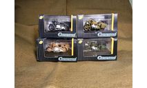 Мотоциклы с коляской (BMW и Zundapp) (Cararama) (М-1/43)., масштабная модель, Bauer/Cararama/Hongwell, scale43