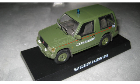 MITSUBISHI PAJERO Carabinieri 1998г. (DeAgostini Italia)(M-1/43), масштабная модель, DeAgostini (Carabinieri - Полиция Италии), scale43