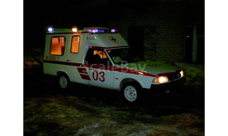 Москвич - 2335 (АСМП 2901М). Полный кит, сборная модель автомобиля, ЧудотвороFF, scale43