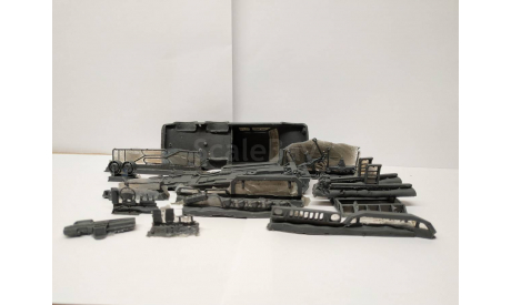 Ваз 2329 Нива пикап. Трёхосная., сборная модель автомобиля, scale43