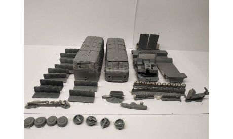 Раф - 980 автопоезд., сборная модель автомобиля, scale43
