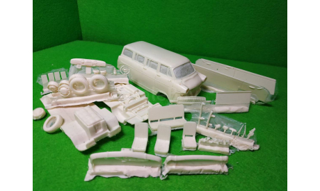 Раф - 21А Афалина. Полный кит, сборная модель автомобиля, scale43