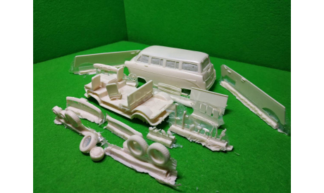 Раф - 21А Афалина. Полный кит, сборная модель автомобиля, scale43