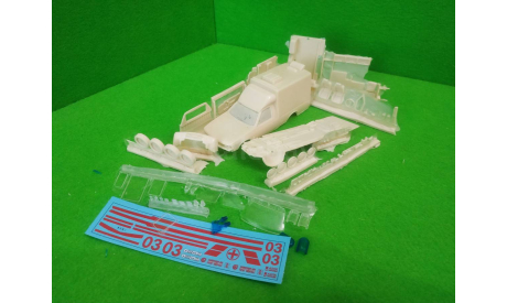 Москвич - 2335 (АСМП 2901М). Полный кит, сборная модель автомобиля, ЧудотвороFF, scale43