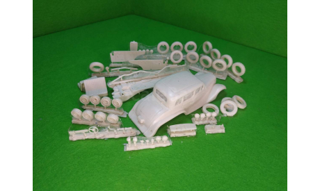 Газ М25 Опытный образец, сборная модель автомобиля, ЧудотвороFF, scale43