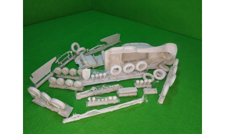 Газ М25 Опытный образец, сборная модель автомобиля, ЧудотвороFF, scale43