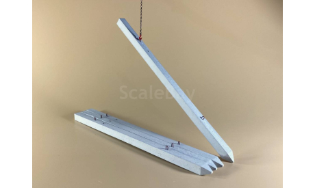 Сваи железобетонные, масштаб 1:43, элементы для диорам, scale43