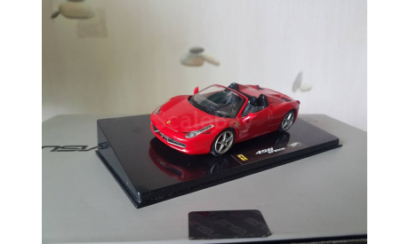 Ferrari 458 Roadster, масштабная модель, Hot Wheels Elite, 1:43, 1/43