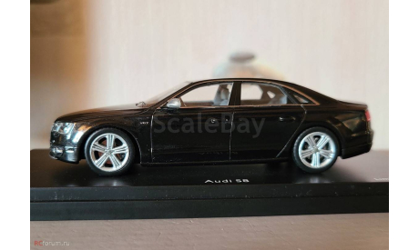 Audi S8 Black, масштабная модель, Schuco, 1:43, 1/43