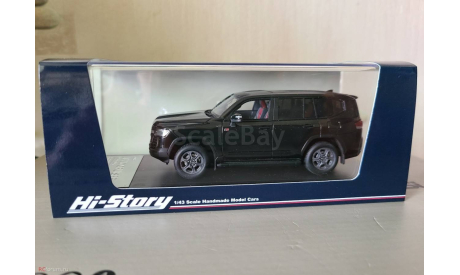 Toyota Land Cruiser 300 GR Sport 2021 Black, масштабная модель, Hi-Story, 1:43, 1/43