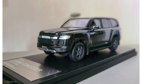 Toyota Land Cruiser 300 GR Sport 2021 Black, масштабная модель, Hi-Story, 1:43, 1/43