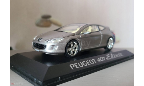 Peugeot 407 Elexir Concept, масштабная модель, Altaya Concept Cars La Collection (by Norev), 1:43, 1/43