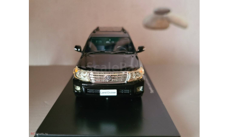 Toyota Land Cruiser 200 Restaling 2012 Black, масштабная модель, Hi-Story, scale43
