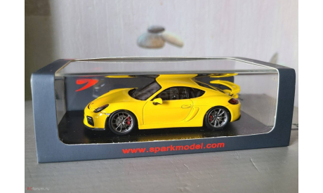 Porsche Cayman GT4 Coupe 2016, масштабная модель, Spark, 1:43, 1/43