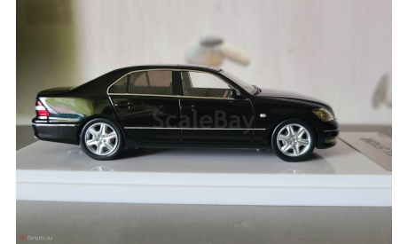 Toyota Celsior Restaling 2004 Black, масштабная модель, Wit’s, 1:43, 1/43