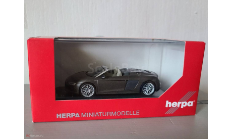 Audi R8 Spyder, масштабная модель, Herpa, 1:43, 1/43