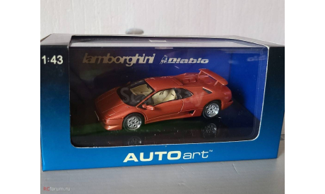 Lamborghini Diablo Coupe VT, масштабная модель, Autoart, scale43