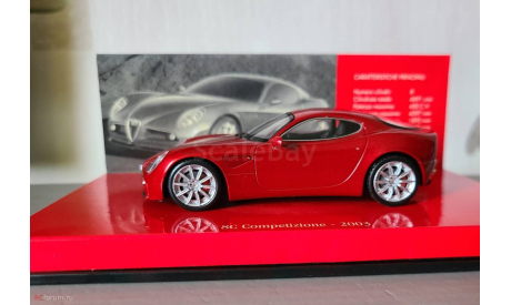 Alfa Romeo 8C Competizione, масштабная модель, Minichamps, 1:43, 1/43